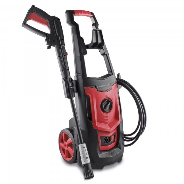 WORGRIP la Hidrolimpiadora de menos de 6 Kg de peso con 1800 w, 140 bar, caudal de agua de 7 Litros/Minuto